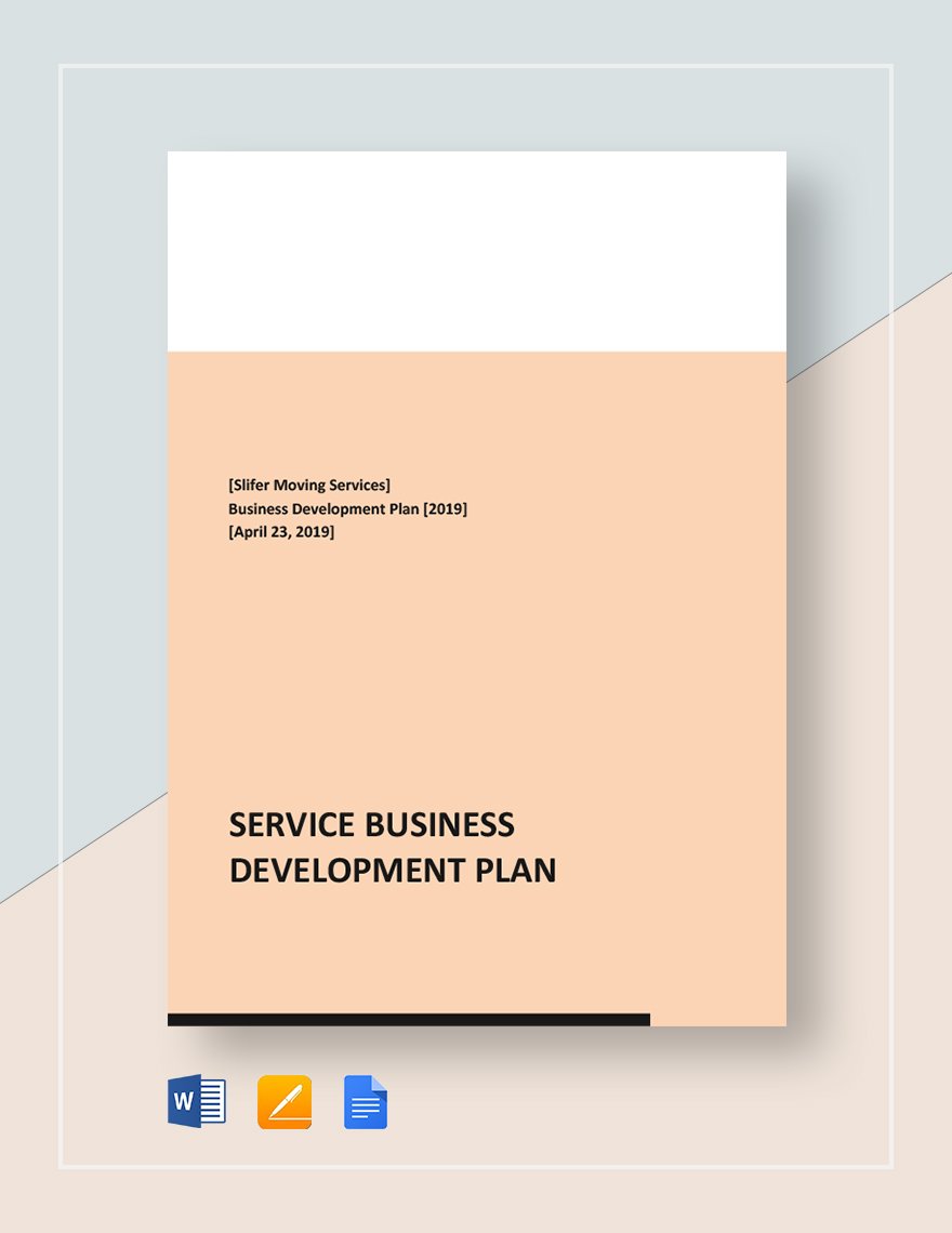 Service Business Development Plan