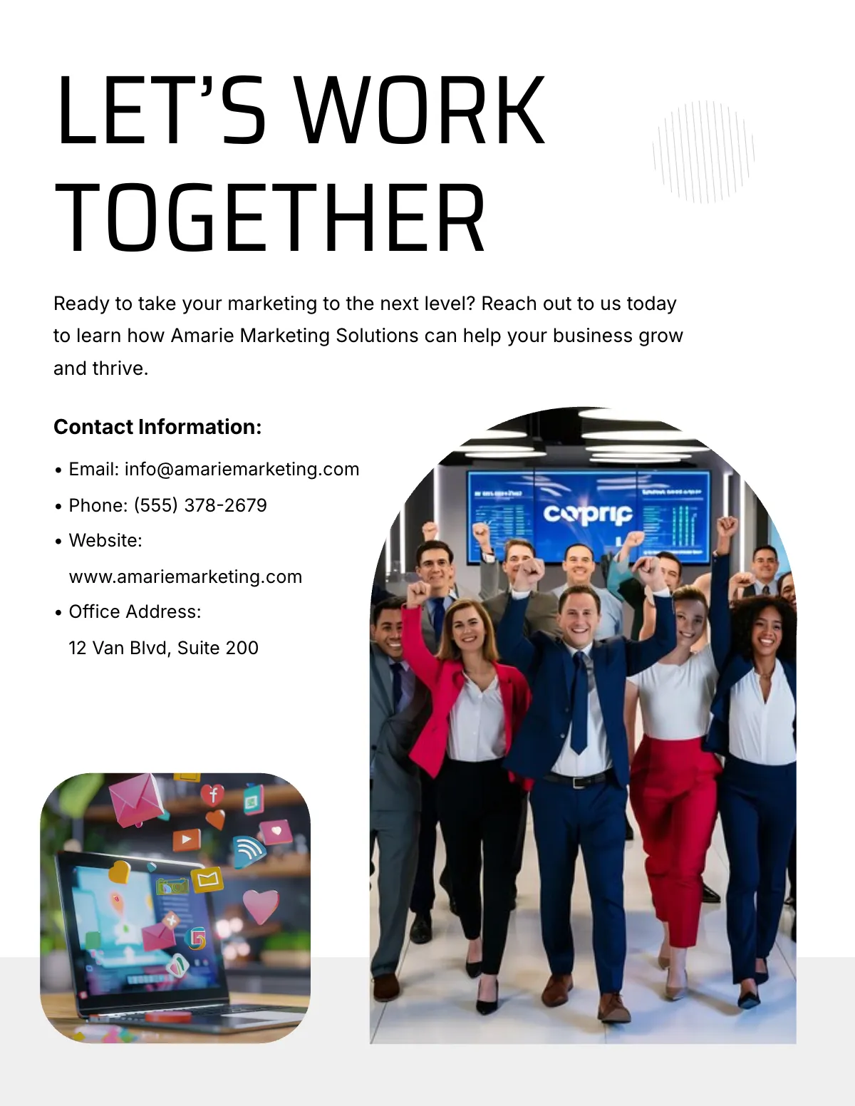 Free Marketing Portfolio Template to Edit Online