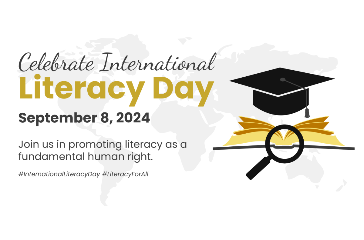 International Literacy Day Banner Template - Edit Online & Download