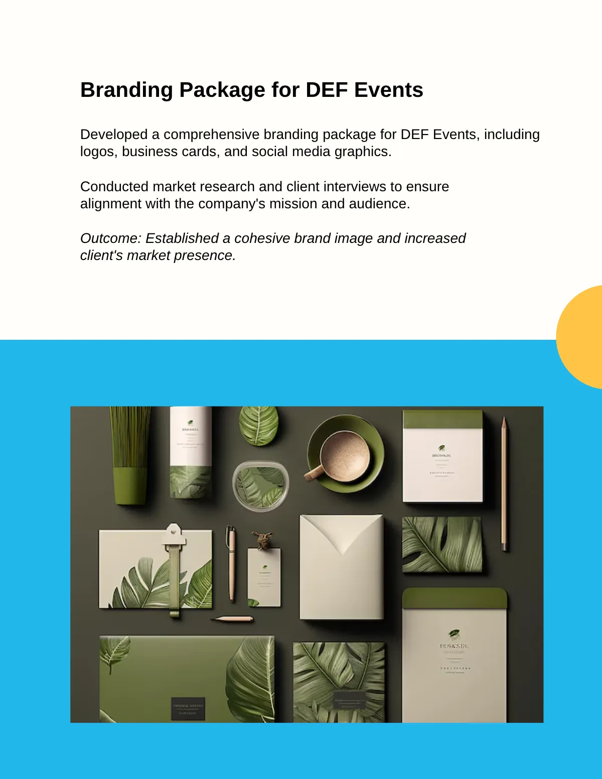 Freelancer Portfolio Template to Edit Online