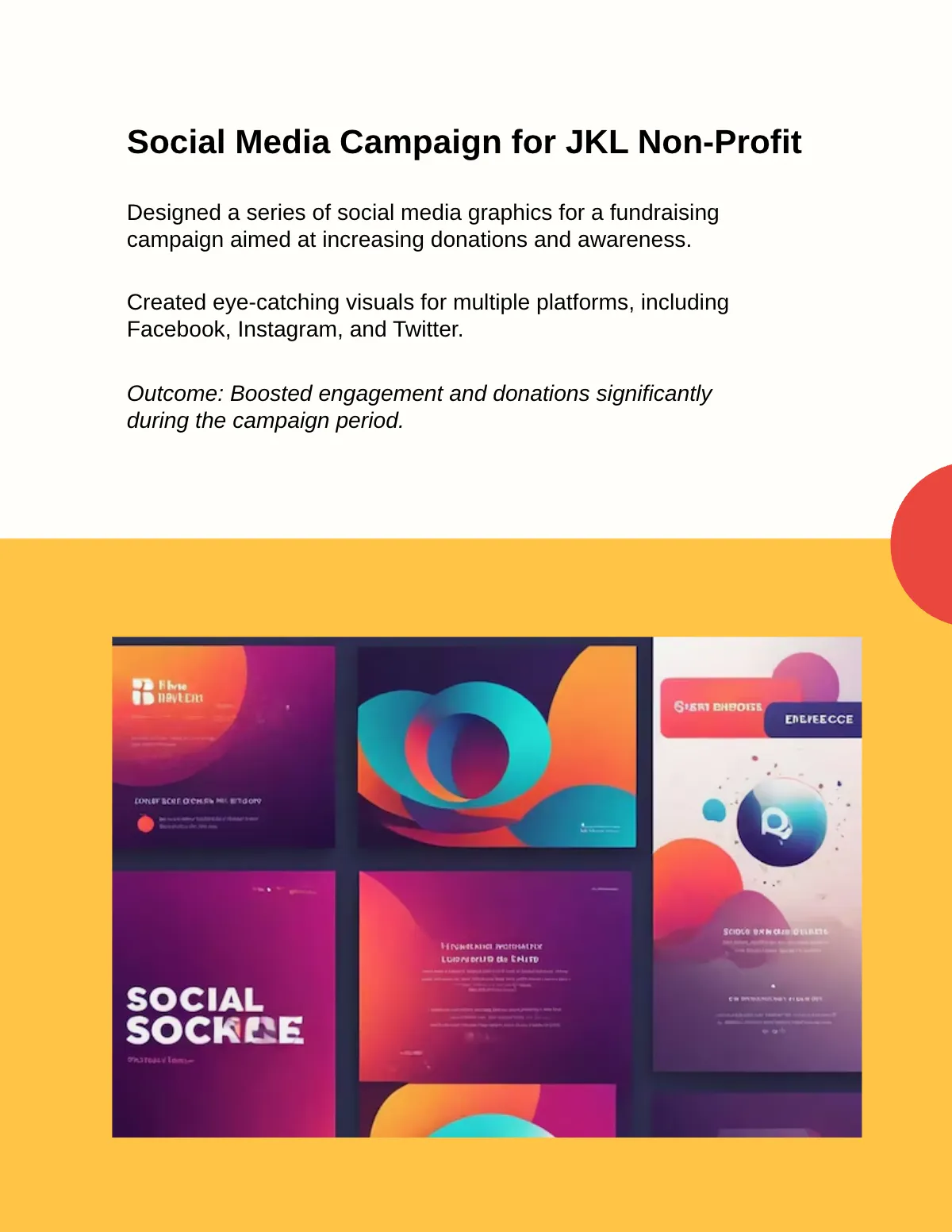 Freelancer Portfolio Template to Edit Online