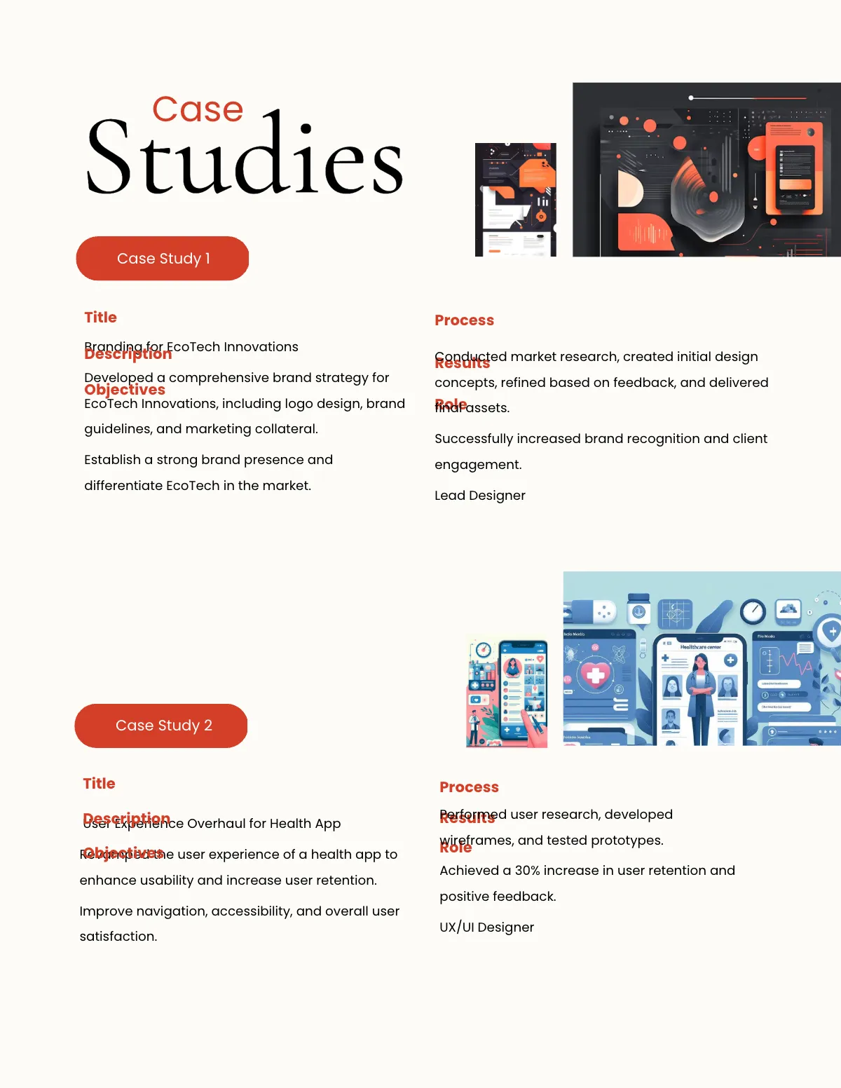 Free Portfolio Template to Edit Online