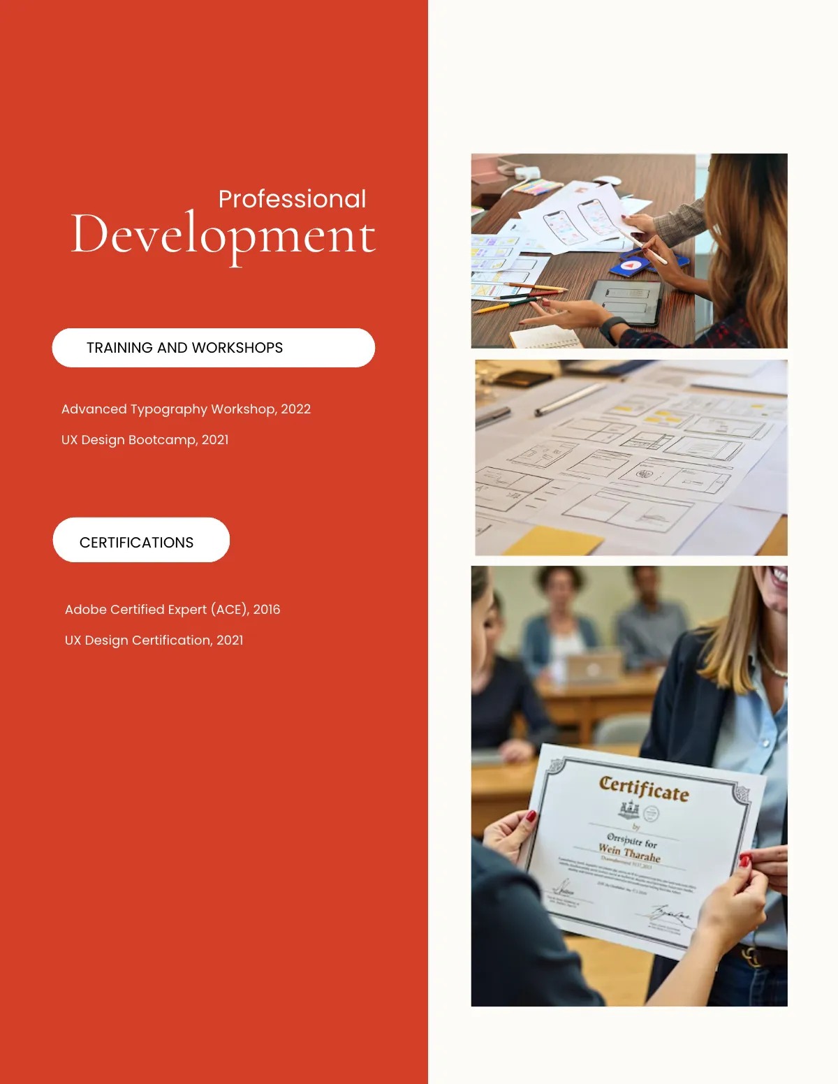 Free Portfolio Template to Edit Online