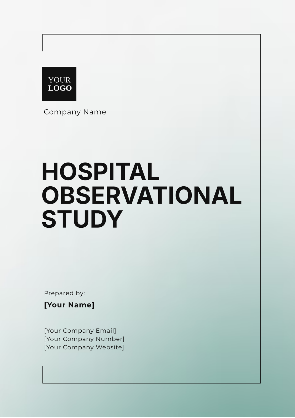 Hospital Observational Study Template - Edit Online & Download