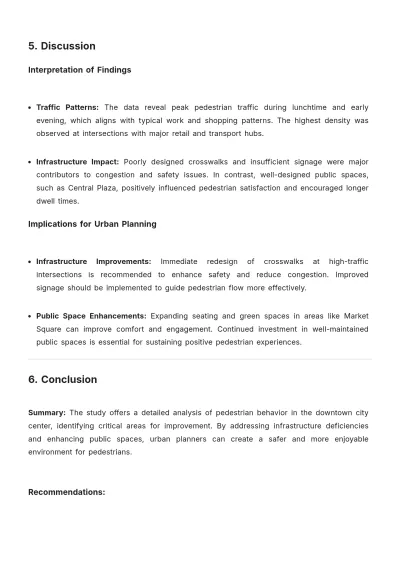Free Urban Observational Study Template to Edit Online
