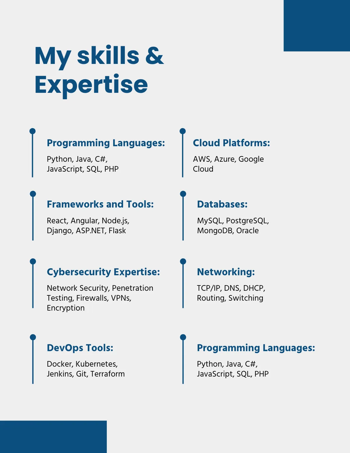 Free IT Professional Portfolio Template to Edit Online