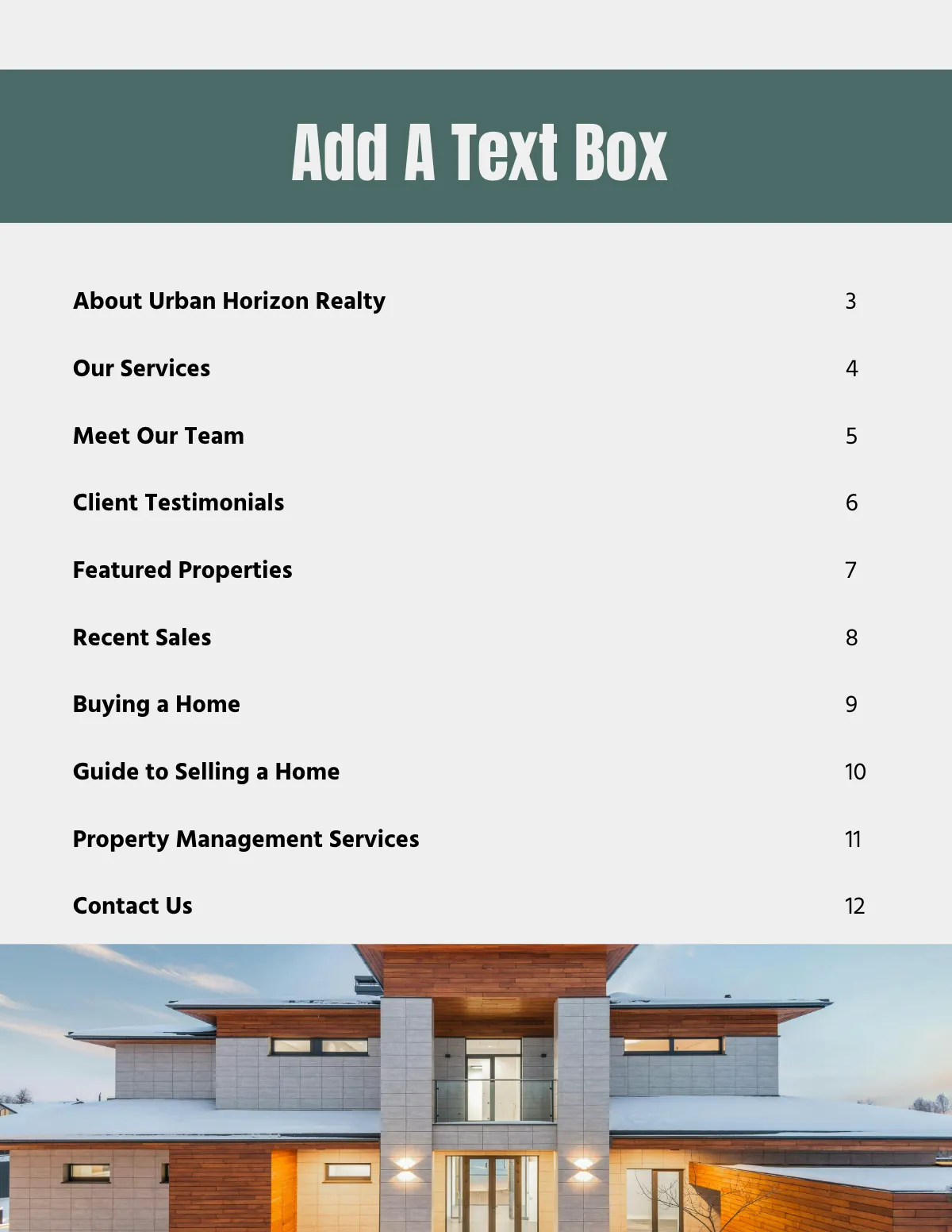 Free Real Estate Portfolio Template to Edit Online