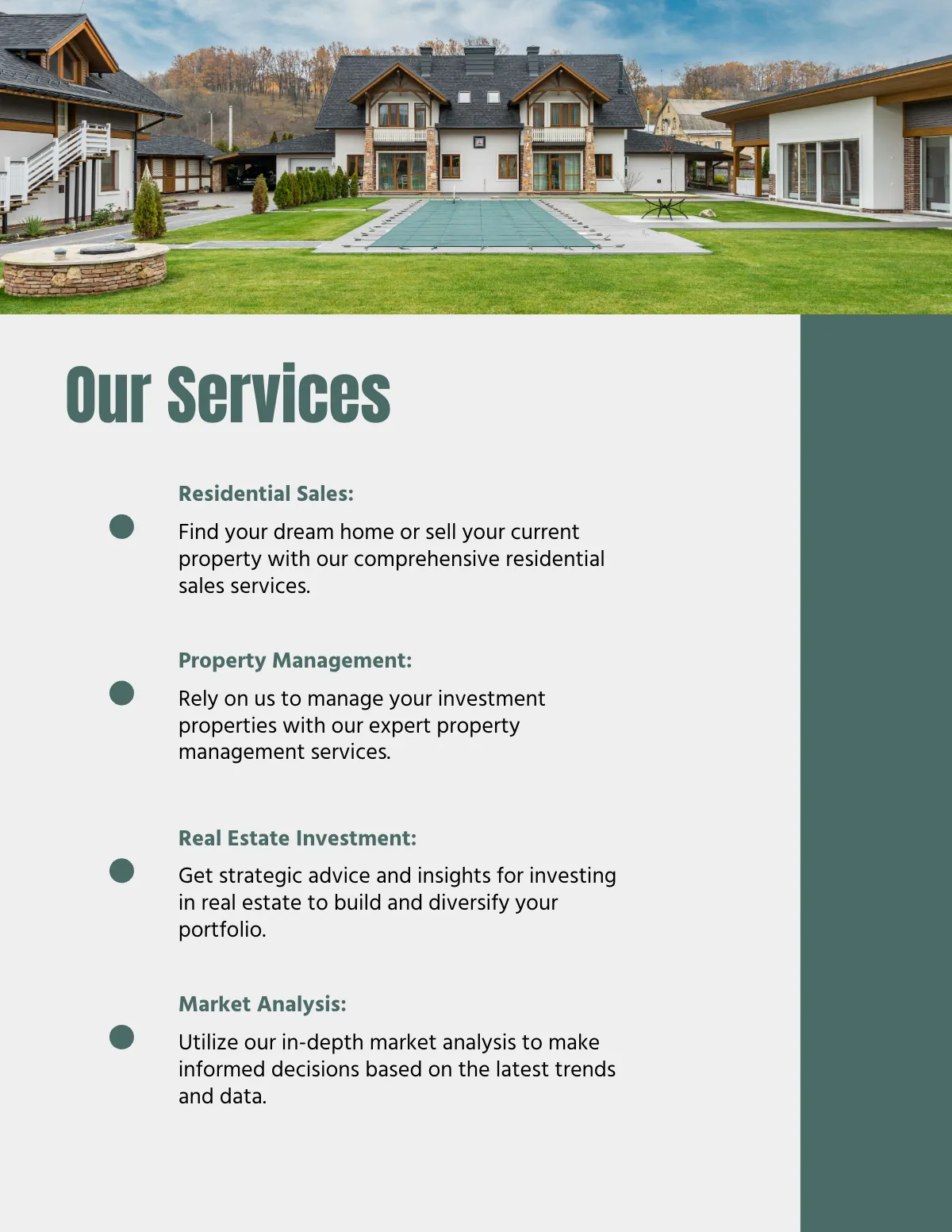 Free Real Estate Portfolio Template to Edit Online