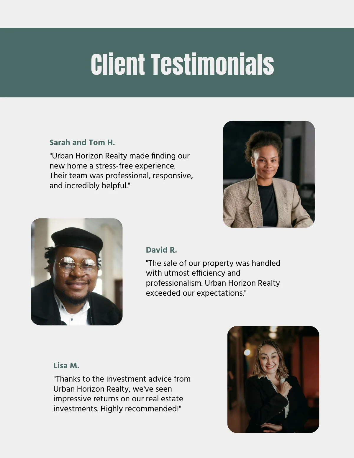 Free Real Estate Portfolio Template to Edit Online