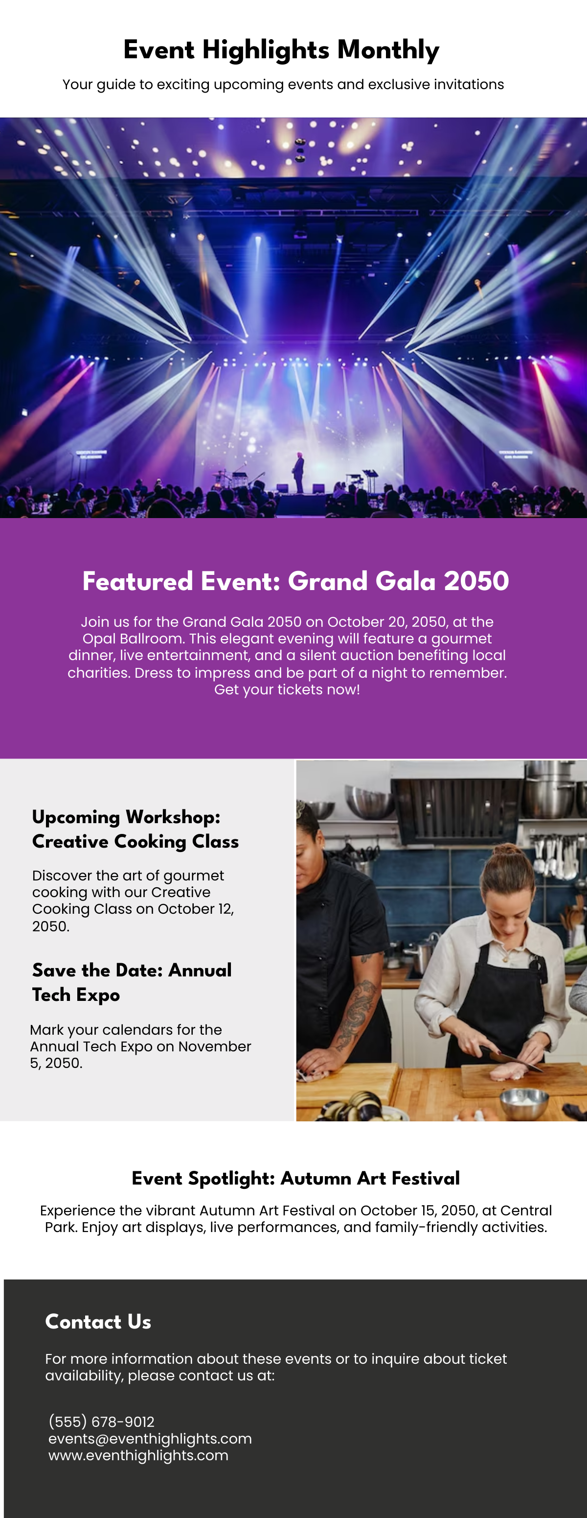 Event Email Newsletter Template