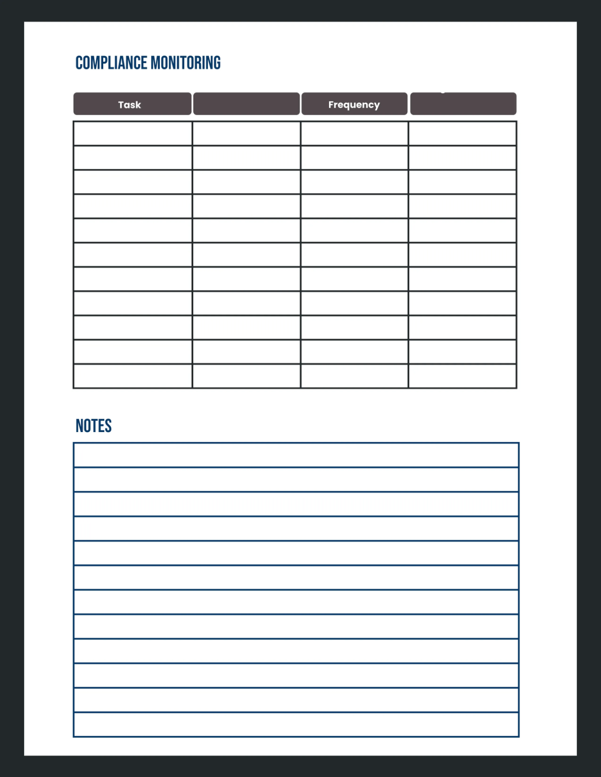 Free Administration Planner Template to Edit Online