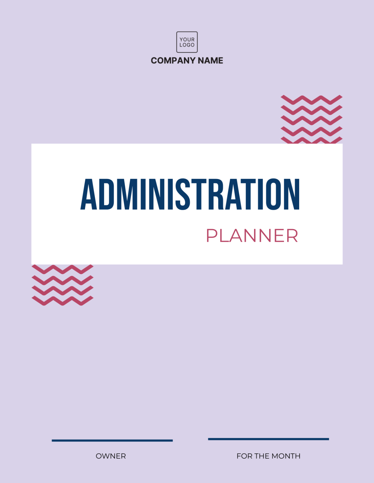 Administration Planner Template - Edit Online & Download