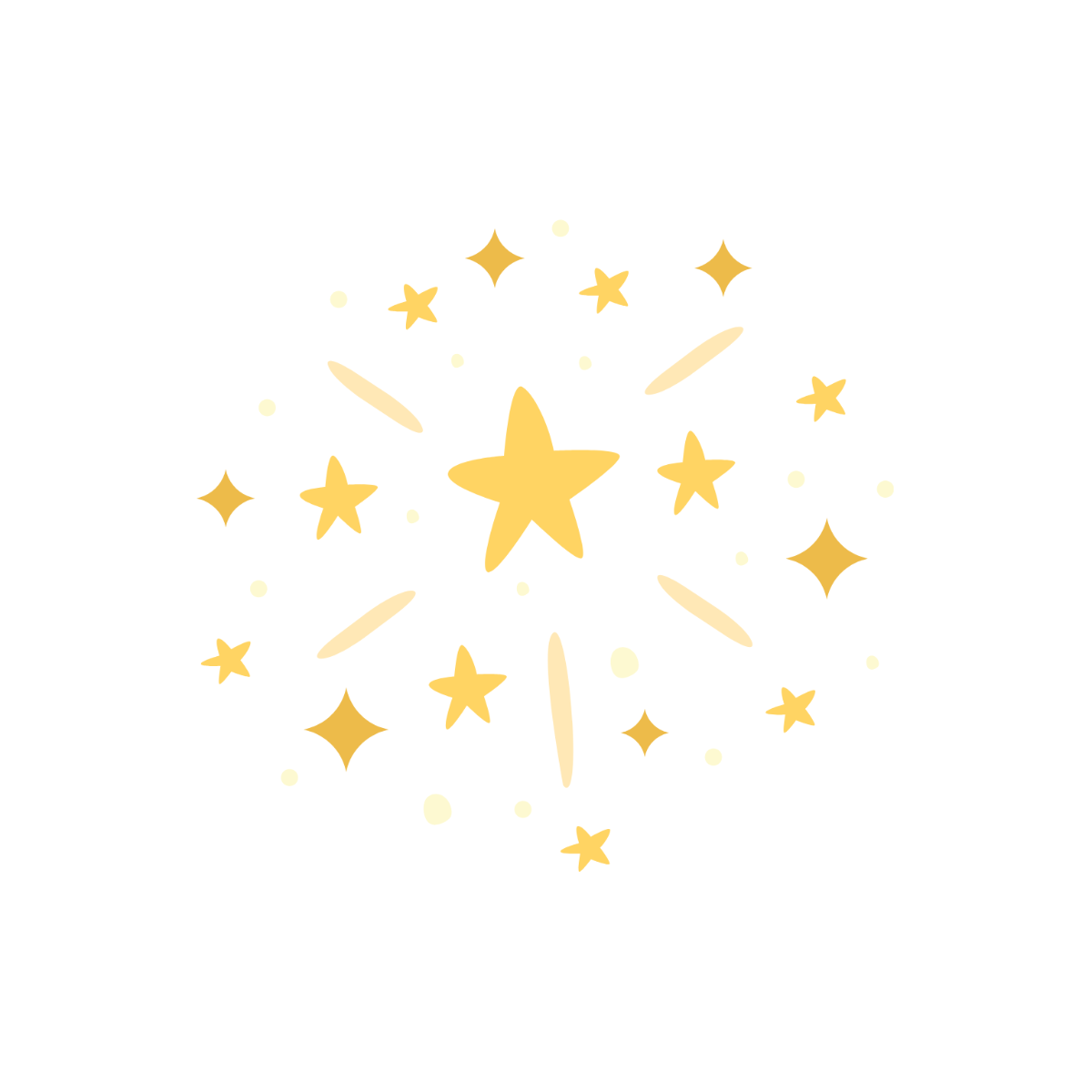 Glitter Star Clipart