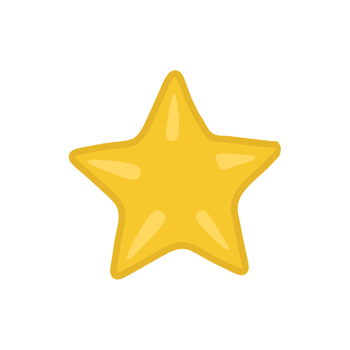 Gold Star Clipart