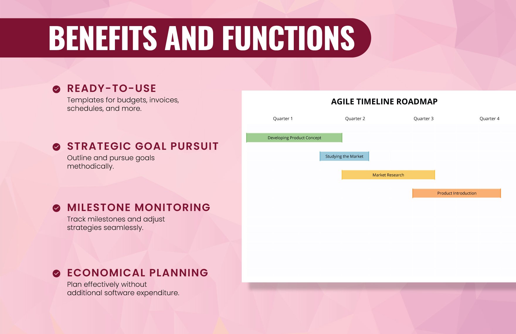 Agile Timeline Roadmap Template