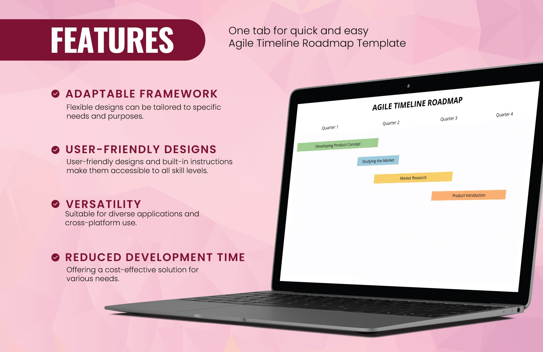 Agile Timeline Roadmap Template