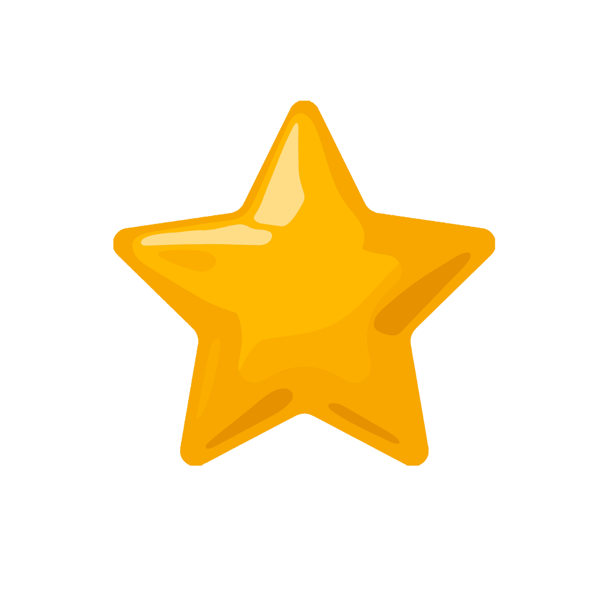 3D Star Clipart