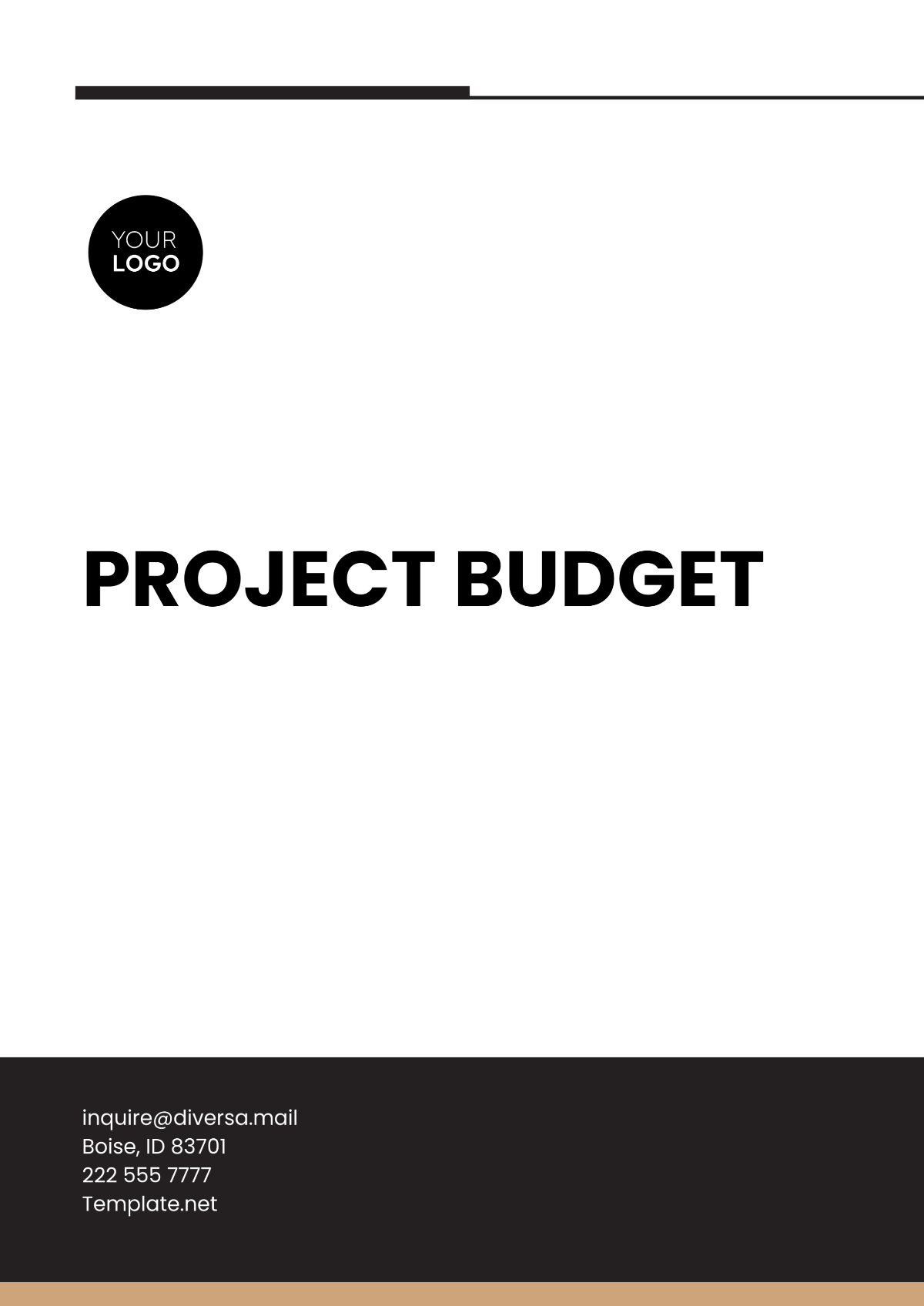 Printable Project Budget Template - Edit Online & Download