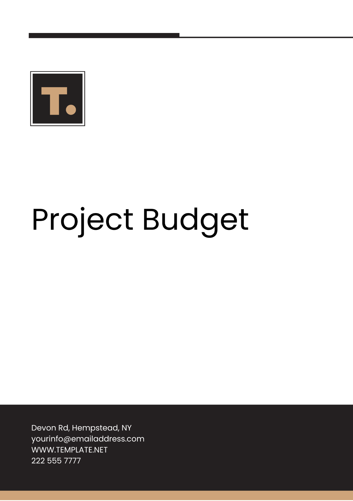 Project Budget Template - Edit Online & Download