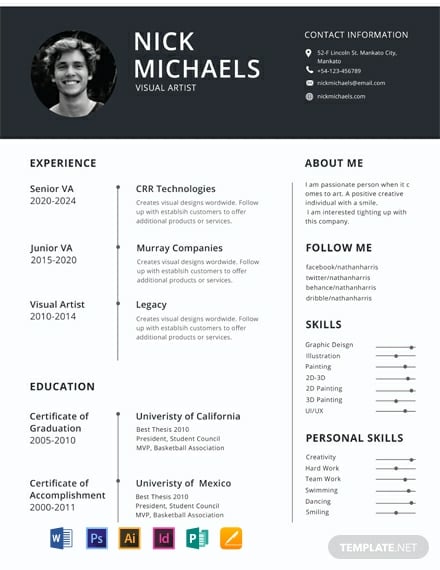 1 Page Resume Format from images.template.net