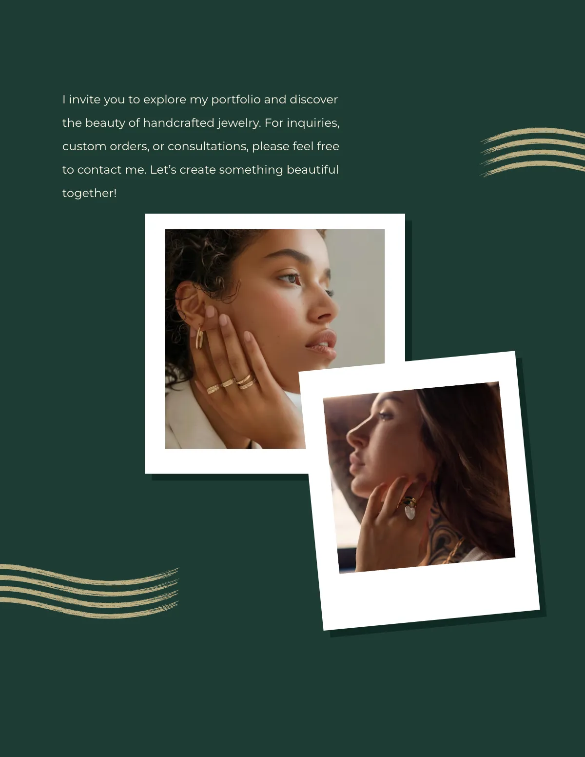 Free Jewelry Portfolio Template to Edit Online
