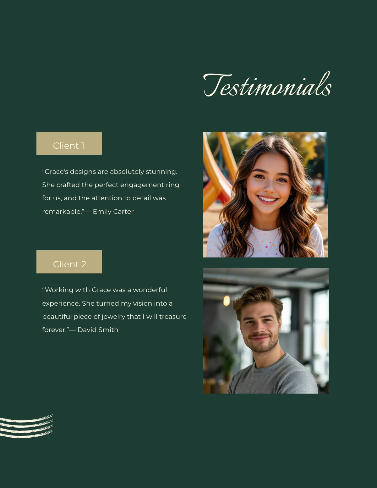 Free Jewelry Portfolio Template to Edit Online