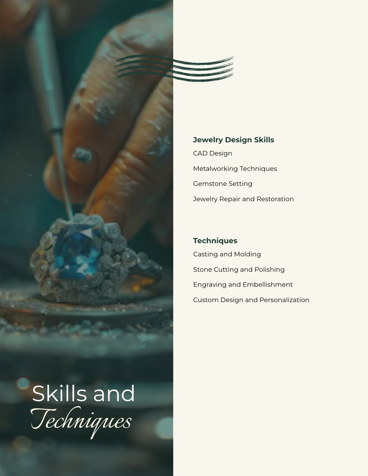 Free Jewelry Portfolio Template to Edit Online