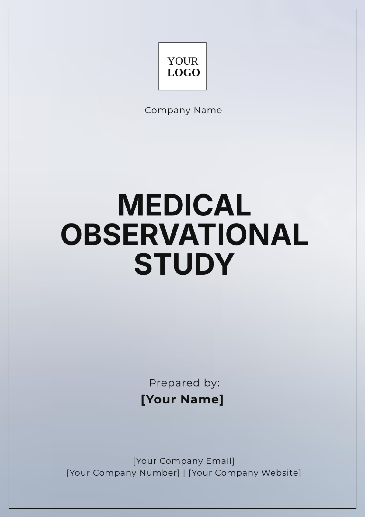 Medical Observational Study Template - Edit Online & Download