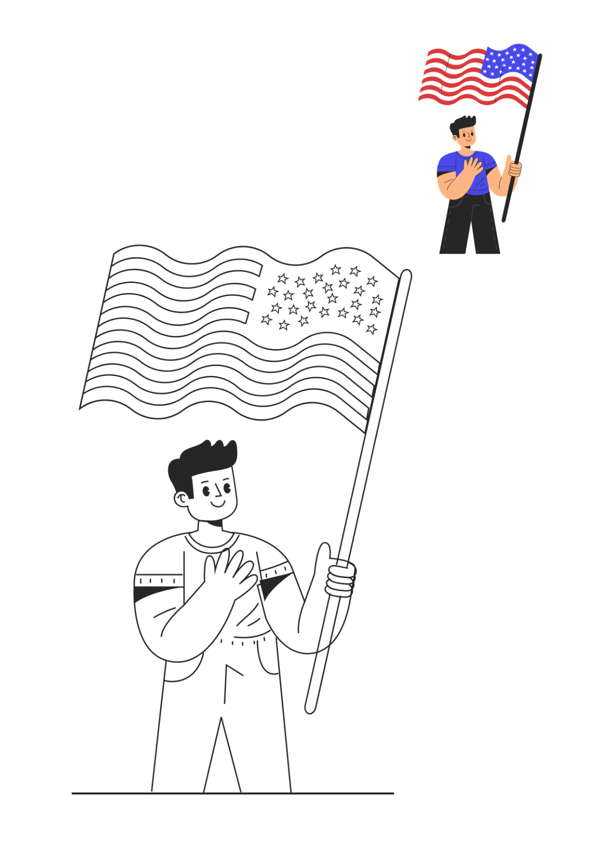 Patriot Day Coloring Page