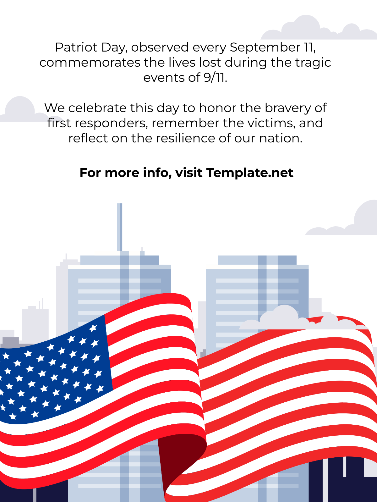 Patriot Day Social Media Post