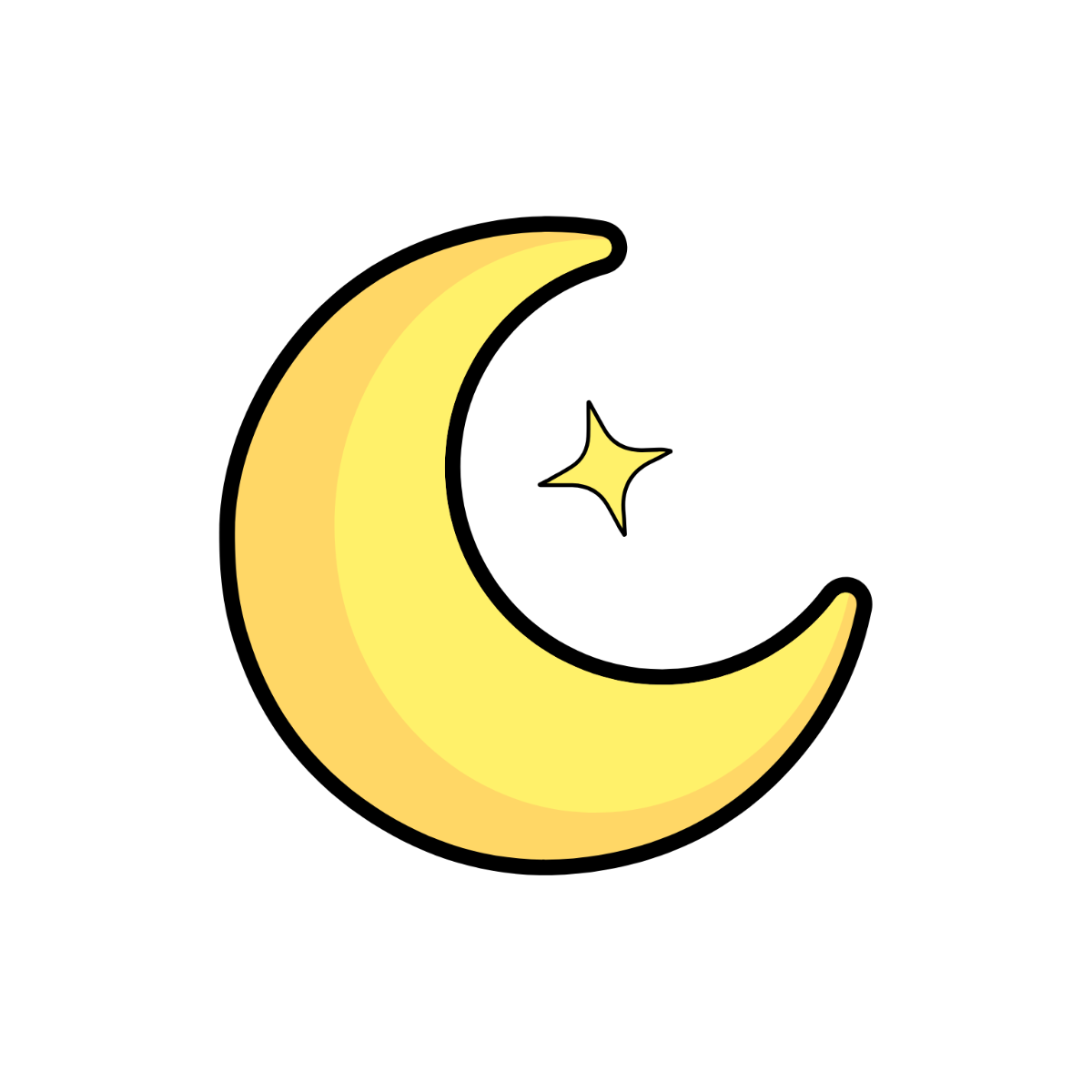 Cartoon Moon Clipart