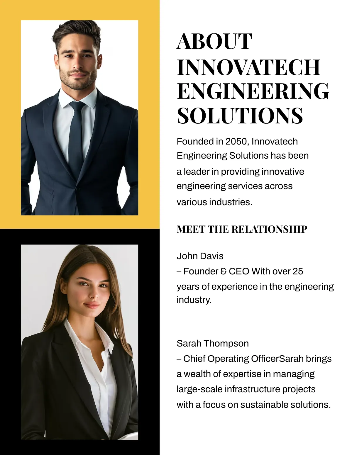 Free Engineering Portfolio Template to Edit Online