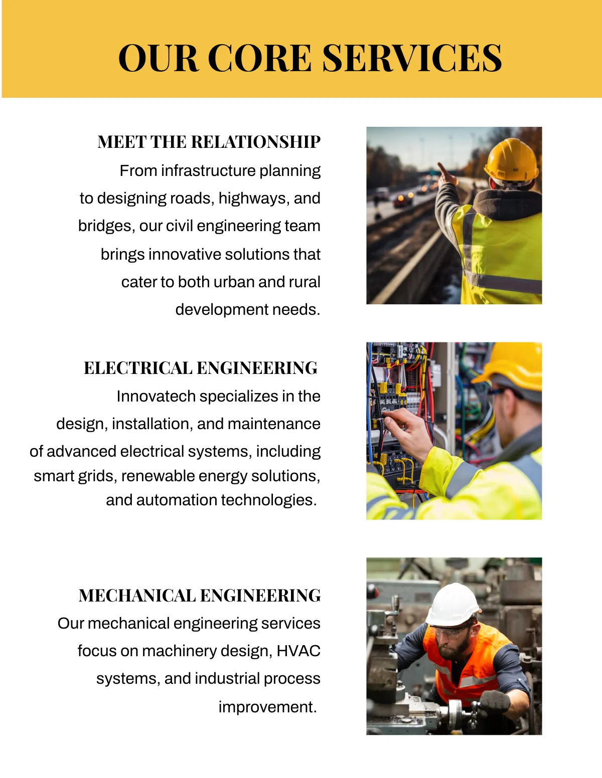 Free Engineering Portfolio Template to Edit Online