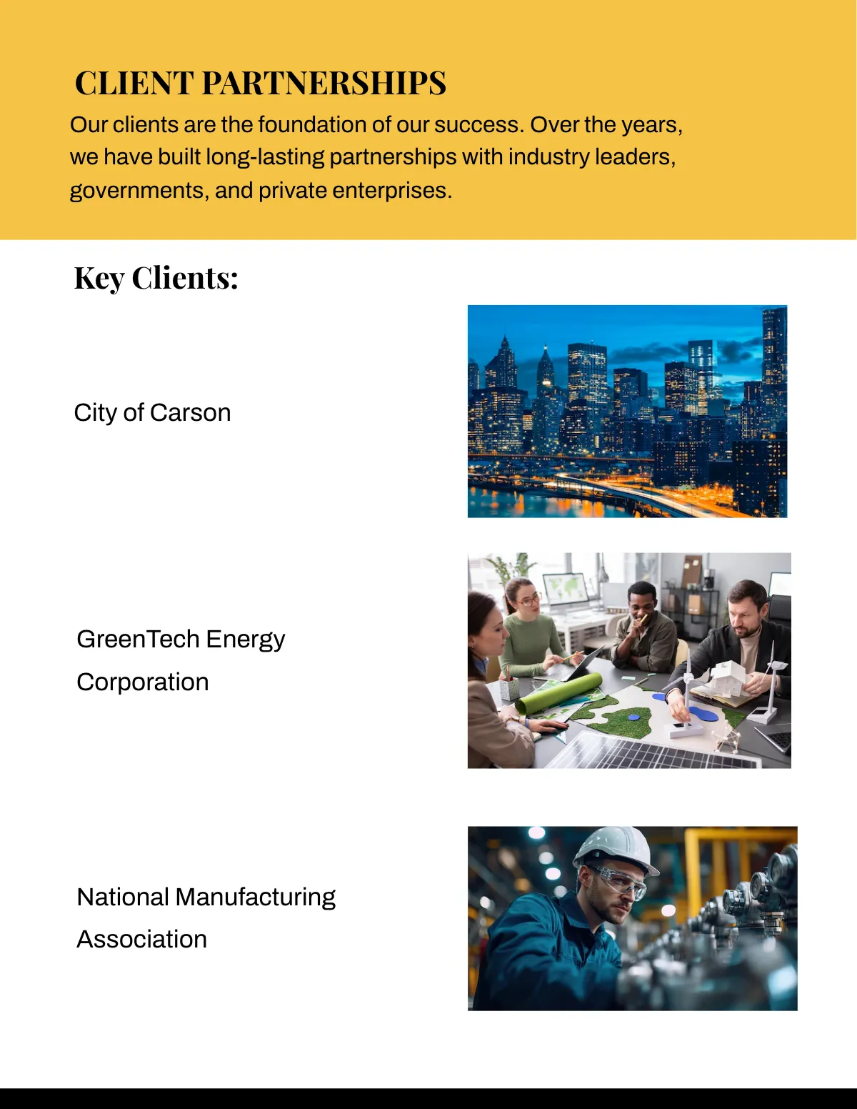 Free Engineering Portfolio Template to Edit Online