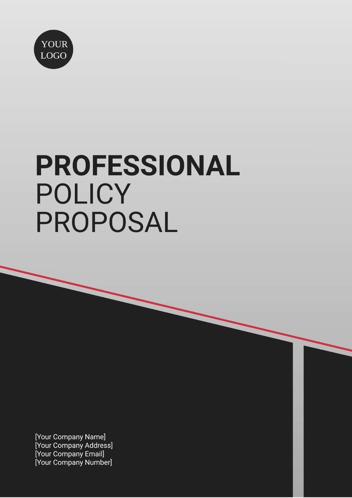 Professional Policy Proposal Template