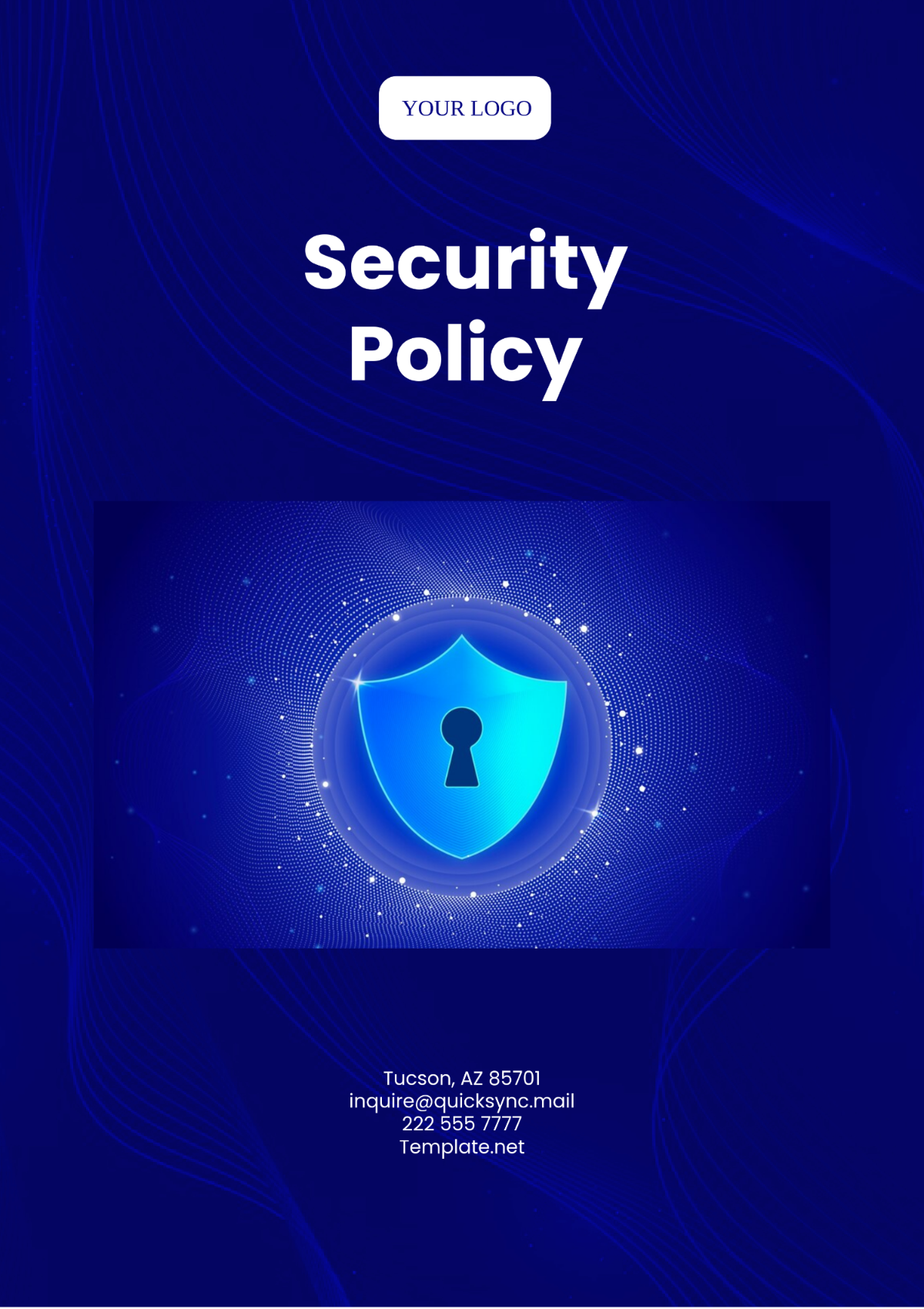 Security Policy Template - Edit Online & Download