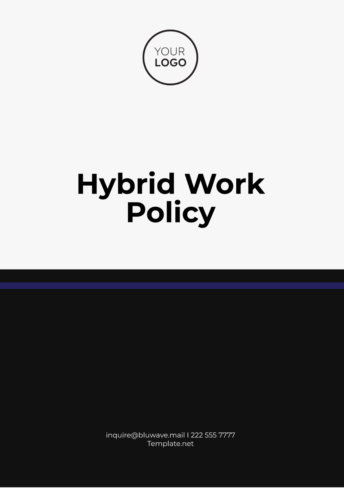 Hybrid Work Policy Template - Edit Online & Download