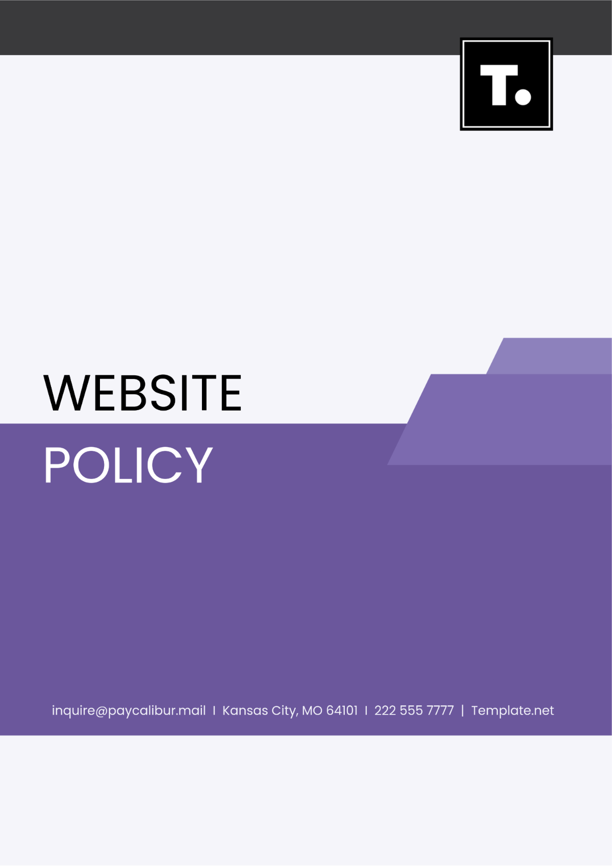 Website Policy Template - Edit Online & Download