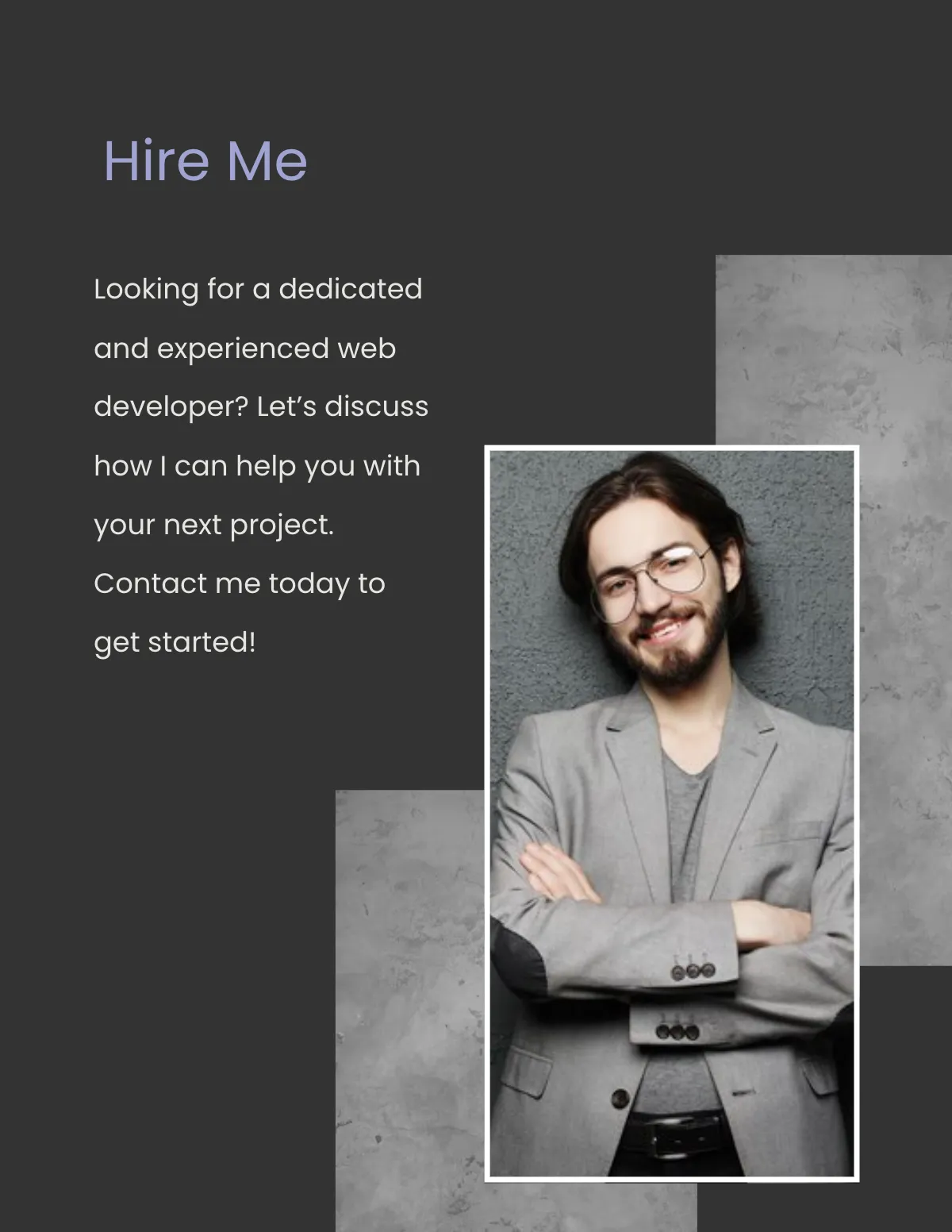 Free Web Developer Portfolio Template to Edit Online