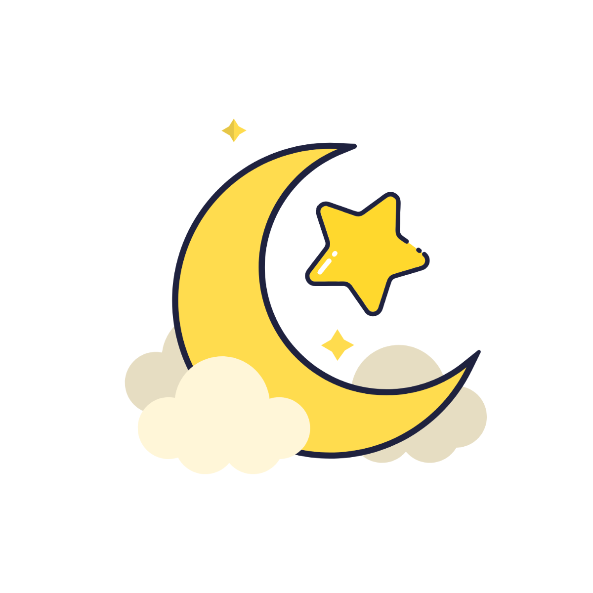 Moon and Stars Clipart