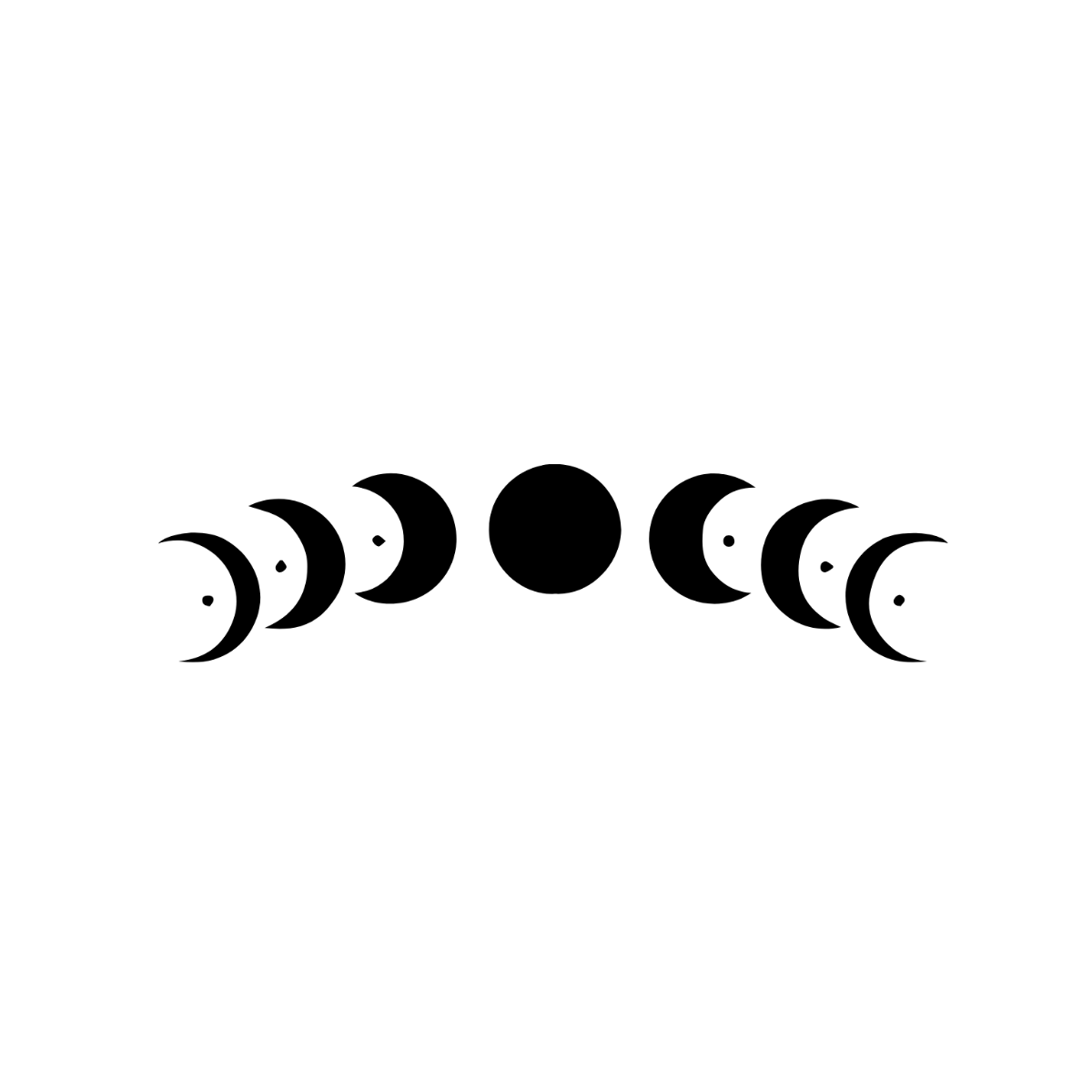 Moon Phases Clipart