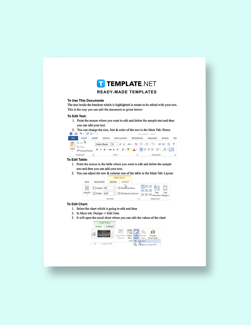 One-Page Construction Project Plan Template