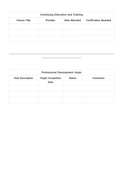 Free Education Tracker Template to Edit Online