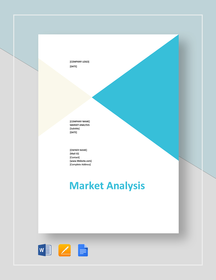 Market Analysis Template - Google Docs, Word, Apple Pages | Template.net