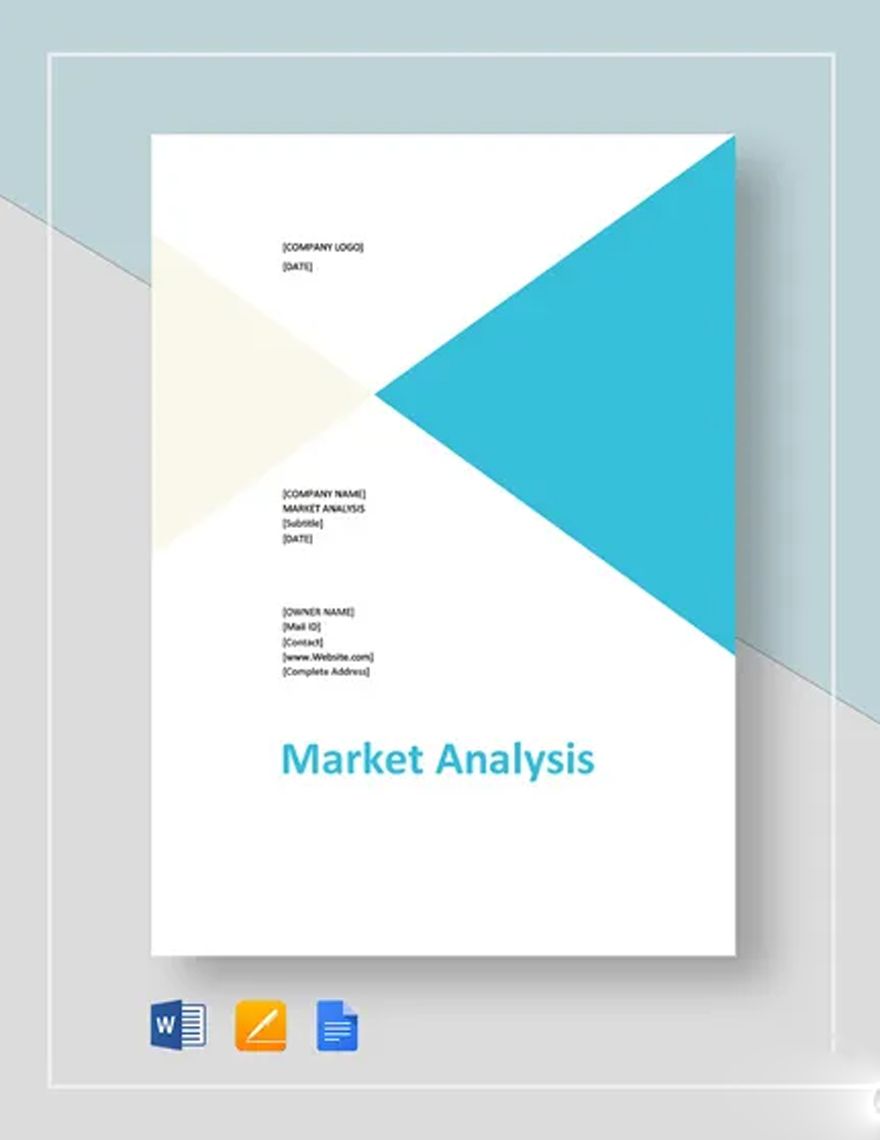 Blank Market Analysis Template
