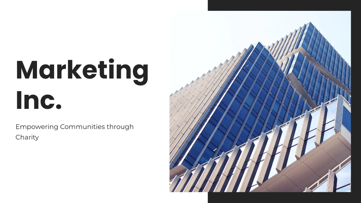 Free Non-Profit Presentation Template to Edit Online