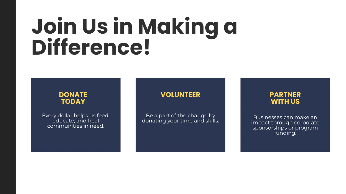 Free Non-Profit Presentation Template to Edit Online