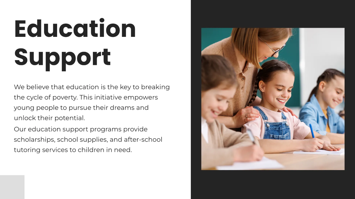 Free Non-Profit Presentation Template to Edit Online