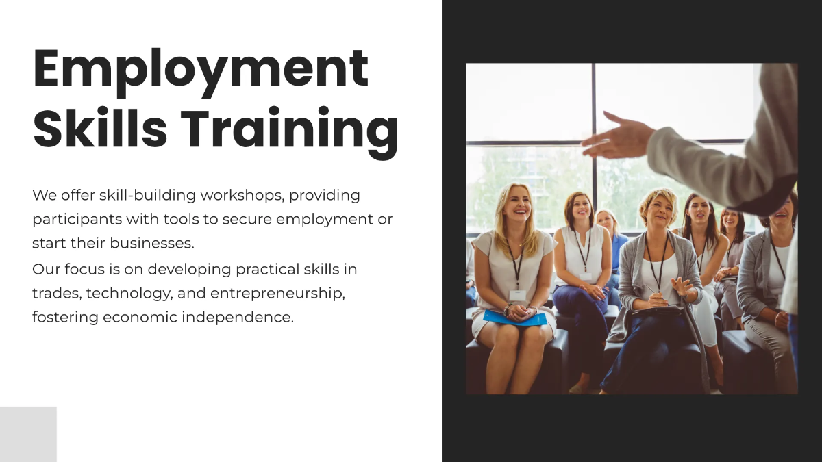 Free Non-Profit Presentation Template to Edit Online