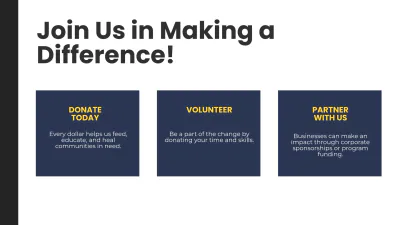 Free Non-Profit Presentation Template to Edit Online